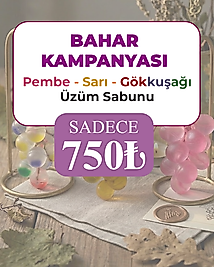 Bahar Kampanyası – Pembe, Sarı ve Gökkuşağı Üzüm Sabunu