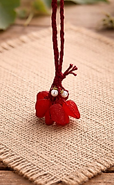 Çilek Figürlü İncili El Yapımı Dekoratif Kokulu Sabun