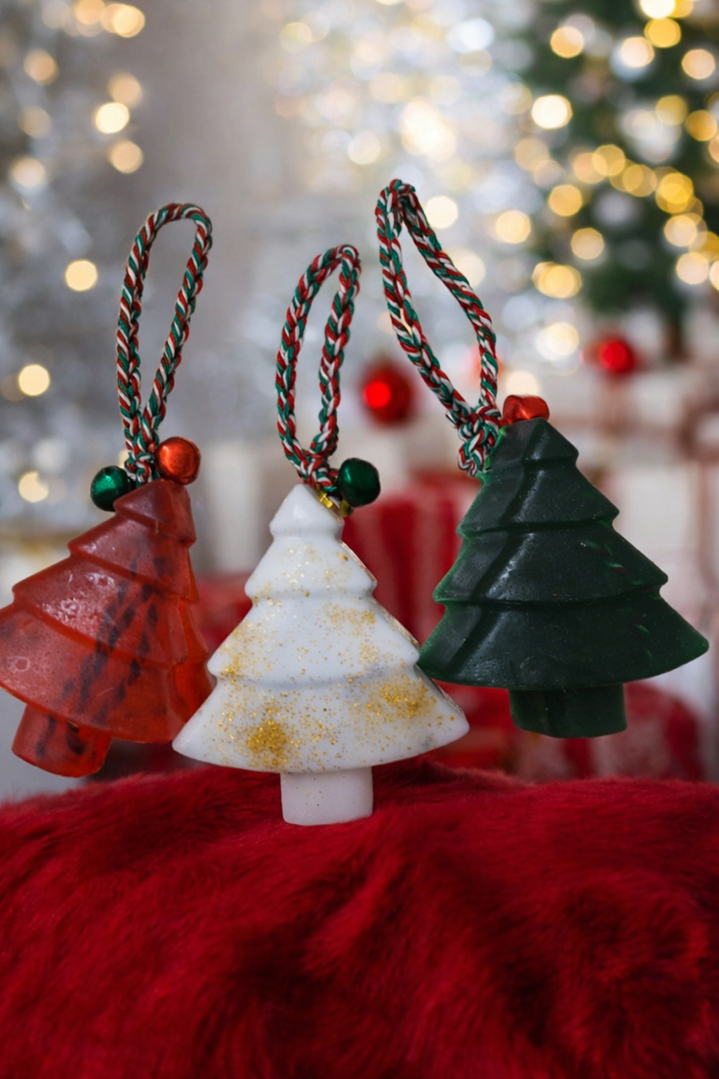 Yılbaşı Temalı Çam Ağacı Figürlü El Yapımı Kokulu Sabun