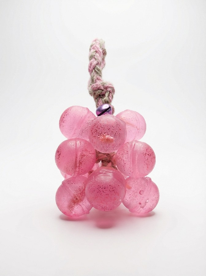 Pembe Üzüm Figürlü El Yapımı Kokulu Sabun