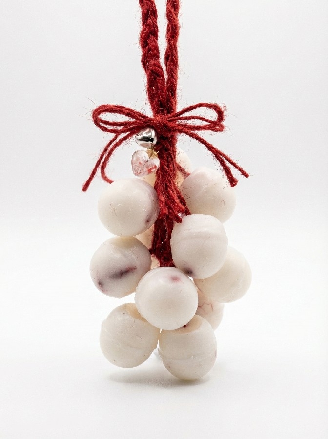 Krem Üzüm Figürlü El Yapımı Dekoratif Kokulu Sabun