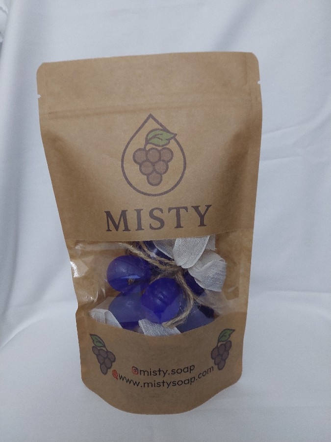 Mor Üzüm Figürlü El Yapımı Dekoratif Sabun