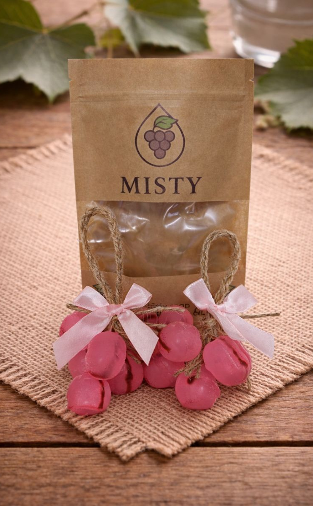 Üzüm Figürlü El Yapımı Dekoratif Sabun Seti