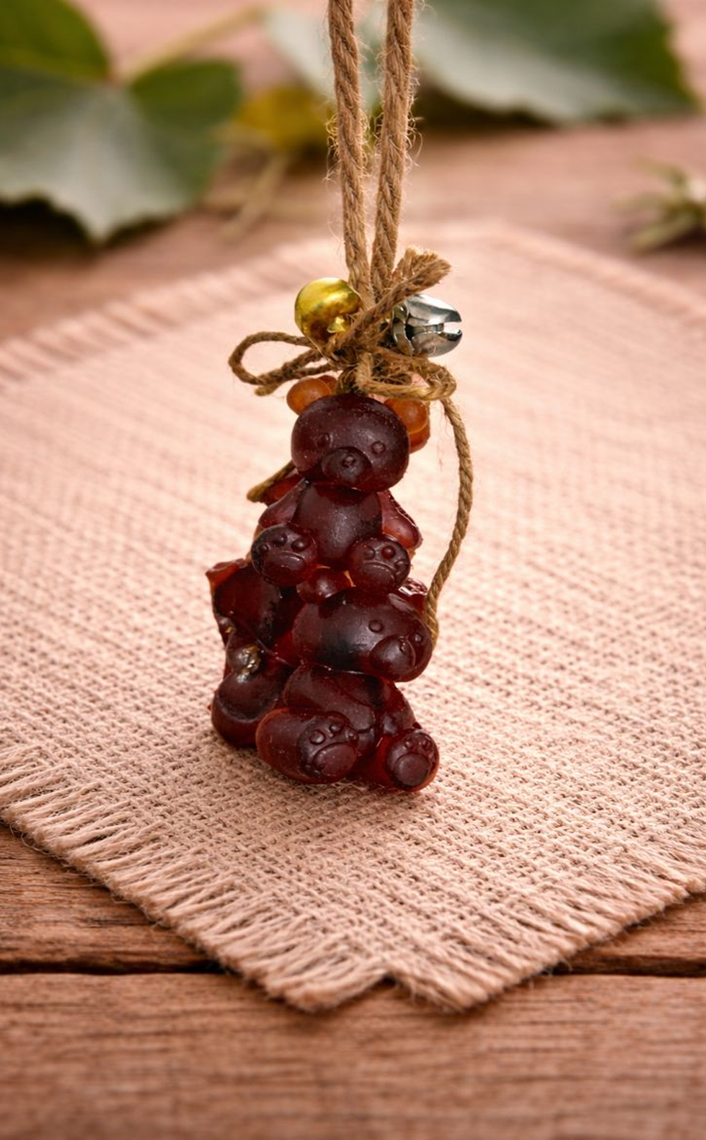 Ayıcık Figürlü İpli El Yapımı Dekoratif Sabun