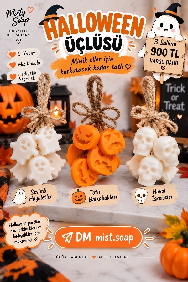 halloween 3 lu salkim sabun set