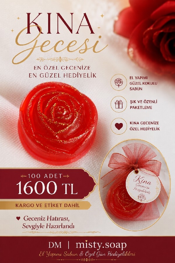 hediyelik sabun kina gecesi